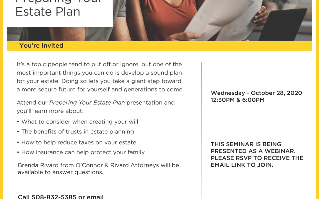 Free Estate Planning Webinar