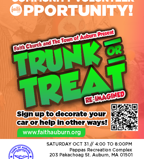 Volunteers sought for Trunk or Treat