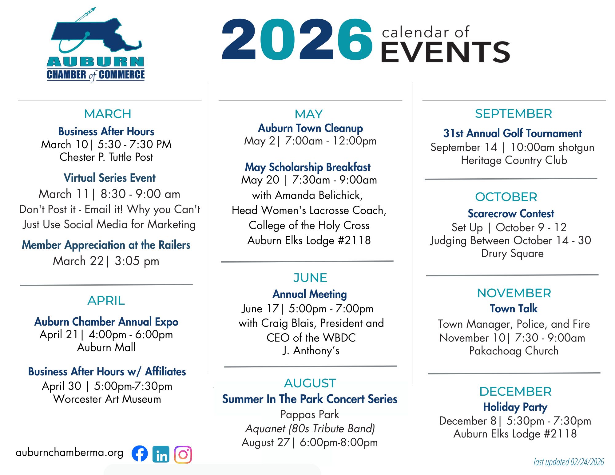 Apr BAH Auburn 2026 Calendar 022626
